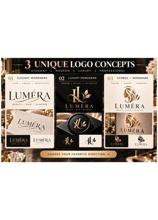 Beauty, Hair & Cosmetics Logo Design