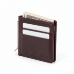 Die Reisebrieftasche aus Leder mit umlaufendem Reißverschluss